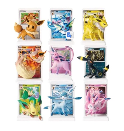 Pokémon Dream Painting Vol.3 Eevee And Friends DISPLAY CN - obrazek 2